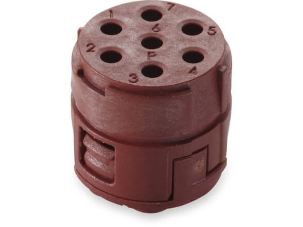 Lapp EPIC SIGNAL M23, Rett, 150 V, 18 A, Brun, Metall, 5 stykker