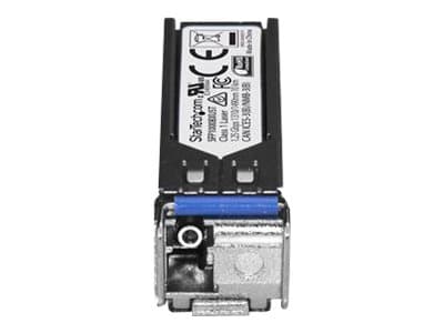 StarTech.com MSA Uncoded SFP Module, 1000BASE-BX, 1 Gigabit Ethernet Bi-Directional (BiDi) Fiber Single Strand SFP Transceiver (SMF), LC 10km , Mini