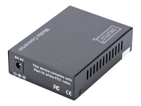 DIGITUS DN-82211 - Fibermedieomformer - 10GbE, 5GbE, 2.5GbE - 1000Base-T, 10GBase-T, 10GBase-R, 2.5GBase-T, 5GBase-T, 5GBase-R, 2.5GBase-4-X / - RJGB