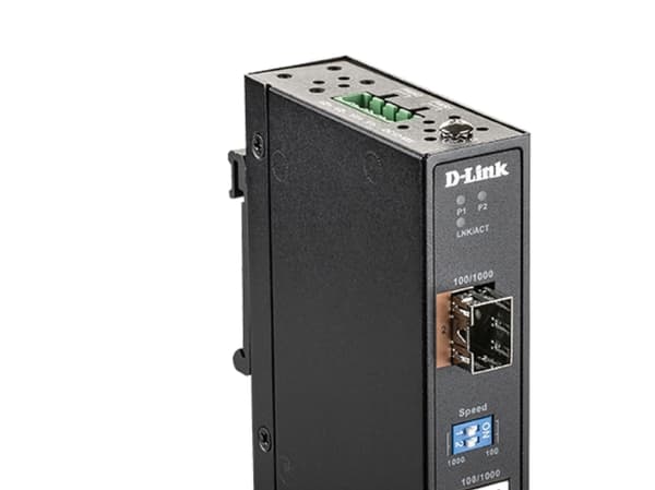 D-Link DIS M100G - Medieomvandlare - 1GbE - 1000Base-T - RJ-45 / SFP (mini-GBIC)