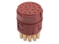 Miniatyrbild 5 av 5: Lapp EPIC SIGNAL M23, Rak, Honkoppling, 100 V, 7 A, Brun, Metall