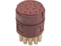 Miniatyrbild 2 av 5: Lapp EPIC SIGNAL M23, Rak, Honkoppling, 100 V, 7 A, Brun, Metall