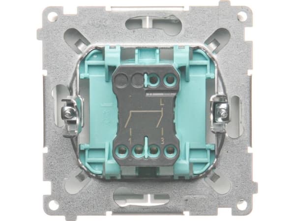 Switch-Simon BMW5A.01/11, Plast, Vit, IP20, IP44, 250 V, 16 A, 75 mm