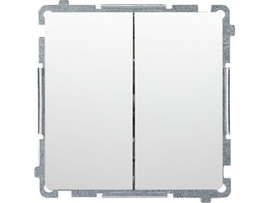 Switch-Simon BMW5A.01/11, Plast, Vit, IP20, IP44, 250 V, 16 A, 75 mm
