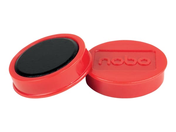 Magneetit 38mm Nobo punainen pk/4