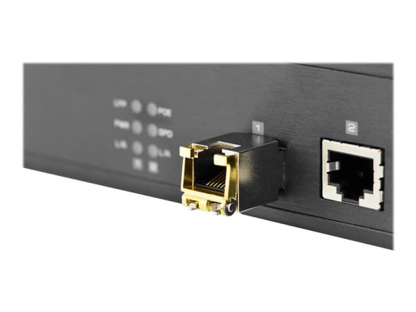 DIGITUS DN-81210 - SFP+ sender/mottakermodul - 10GbE, 5GbE, 2.5GbE - 1000Base-T, 10GBase-T, 2.5GBase-T, 5GBase-T - RJ-45 - valgfritt 100 m