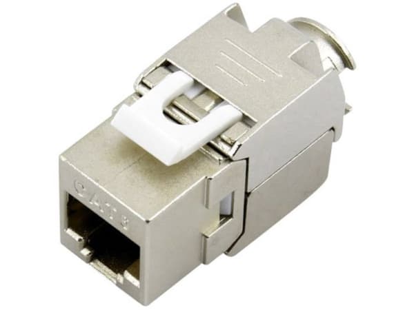 TRU COMPONENTS RJ-liitin 93038C368 Liitin, suora napa (RJ) 8 Metalli 1 kpl