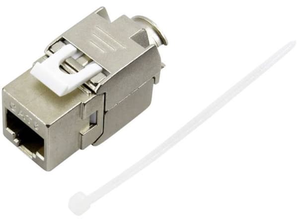 TRU KOMPONENTER RJ-kontakt 93038C362 Koppling, rak pol (RJ) 8 Metall 1 st