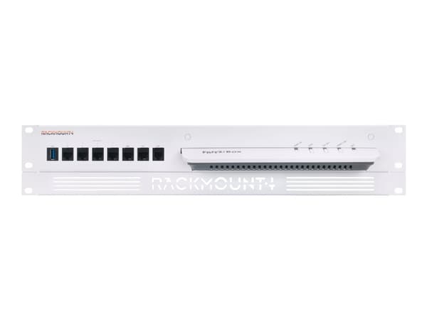 Rackmount.IT - Monteringssett for nettverksenhet - rackmonterbar - hvit, RAL 9003 - 1.3U - 19" - for AVM FRITZ!Box 6660 Cable, 6890 LTE, 7590