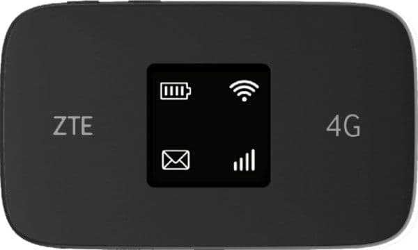 ZTE MF971r WiFi 4G LTE-ruter svart / svart