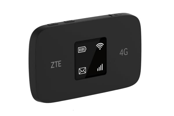 ZTE MF971r WiFi 4G LTE-ruter svart / svart