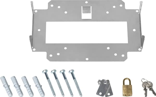 LANCOM Wall Mount + Lock (LN) - Monteringssats för nätverksenhet - takmontering, väggmontering (paket om 10)