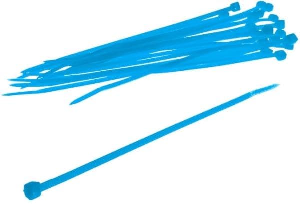 Bitspower UV-Reactive BP-UVCT-BL - Kabelfestebånd - 12 cm - UV-blå (en pakke 20)