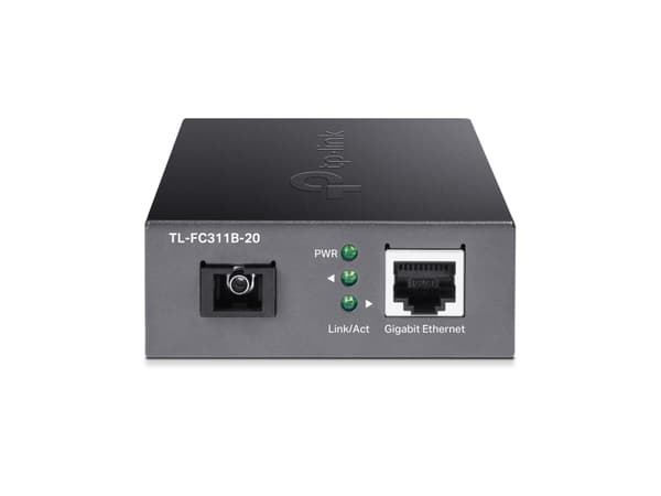 TP-Link TL-FC311B-20, 1000 Mbit/s, IEEE 802.3,IEEE 802.3ab,IEEE 802.3i,IEEE 802.3u,IEEE 802.3x,IEEE 802.3z, Gigabit Ethernet, 10,100,1000 Mbit/s, 100