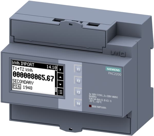 Siemens 7KM2200-2EA30-1GA1, Starkström, kWh, 415 g
