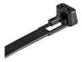 Miniatyrbilde 3 av 5: StarTech.com 10"(25cm) Reusable Cable Ties, 1/4"(7mm) wide, 2-1/2"(65mm) Bundle Dia. 50lb(22kg) Tensile Strength, Releasable Nylon Ties, Indoor/Outdo