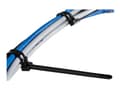 Miniatyrbilde 1 av 5: StarTech.com 10"(25cm) Reusable Cable Ties, 1/4"(7mm) wide, 2-1/2"(65mm) Bundle Dia. 50lb(22kg) Tensile Strength, Releasable Nylon Ties, Indoor/Outdo
