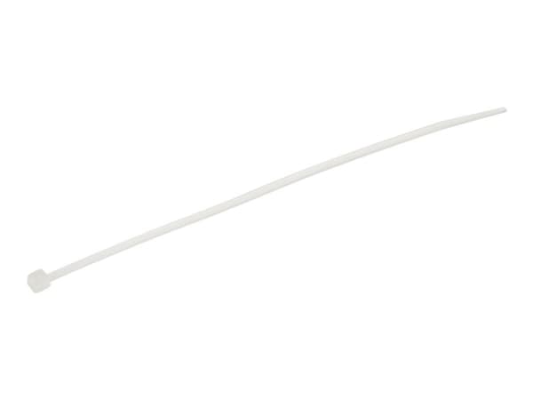 StarTech.com 15cm(6") Cable Ties, 3mm(1/8") wide, 39mm(1-3/8") Bundle Diameter, 18kg(40lb) Tensile Strength, Nylon Self Locking Zip Ties with Curved