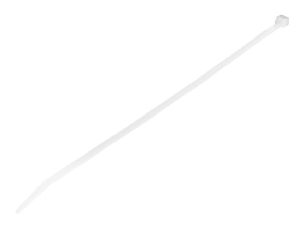 StarTech.com 10"(25cm) Cable Ties, 1/8"(4mm) wide, 2-5/8"(68mm) Bundle Diameter, 50lb(22kg) Tensile Strength, Nylon Self Locking Zip Ties w/ Curved T