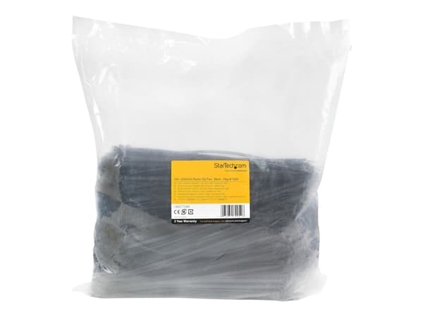 StarTech.com CBMZT10BK, Avattava johdinside, Nailon, Muovi, Musta, 6,8 cm, V2, -40 - 85 °C