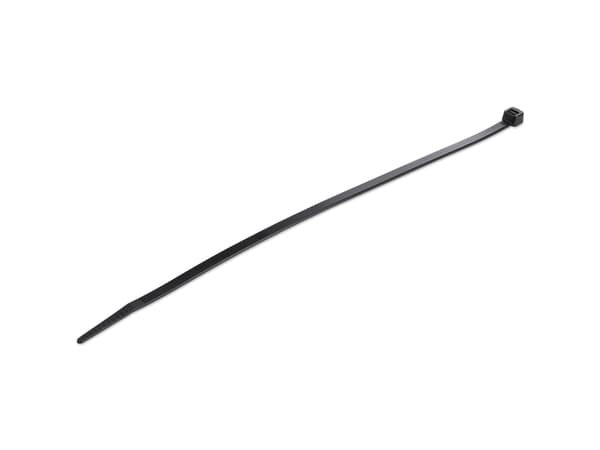 StarTech.com 10"(25cm) Cable Ties, 1/8"(4mm) wide, 2-5/8"(68mm) Bundle Diameter, 50lb(22kg) Tensile Strength, Nylon Self Locking Zip Ties w/ Curved T
