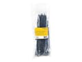 Miniatyrbild 1 av 5: StarTech.com 10"(25cm) Cable Ties, 1/8"(4mm) wide, 2-5/8"(68mm) Bundle Diameter, 50lb(22kg) Tensile Strength, Nylon Self Locking Zip Ties w/ Curved T