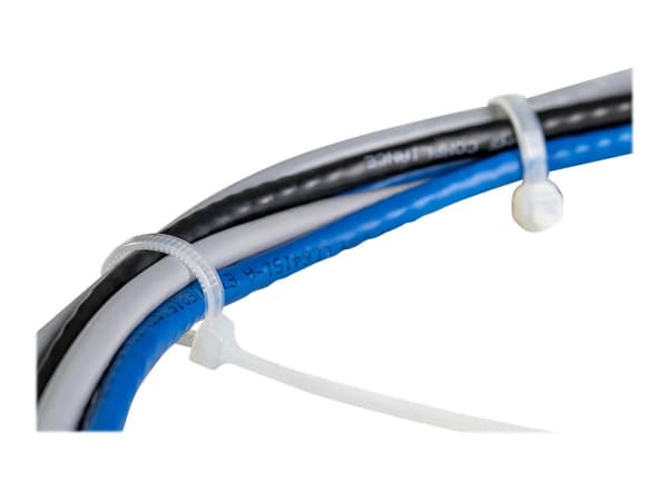 StarTech.com CBMZT8N, Avattava johdinside, Nailon, Muovi, Valkoinen, 4 cm, V2, -40 - 85 °C