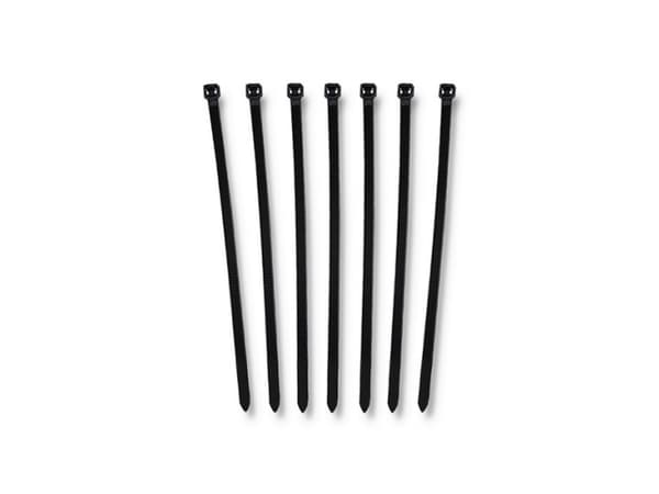 Qoltec - Kabelfestebånd - 20 cm - svart (en pakke 50)