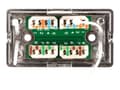 Miniatyrbilde 4 av 5: Netrack - Nettverkkopler - 8-pin IDC til 8-pin IDC - FTP - CAT 5e - sølv