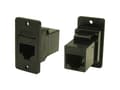 Miniatyrbilde 2 av 2: Cliff RJ-stikforbindelse CP30622X Adapter, indbygning Sort 1 stk