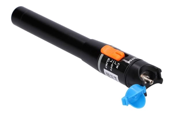 Extralink VFL FIBER CHECKER PEN/FAULT LOCATOR 5KM 1MW, Testsett for optisk tap (OLTS), FC, SC, ST, 5000 m, Sort, Rød