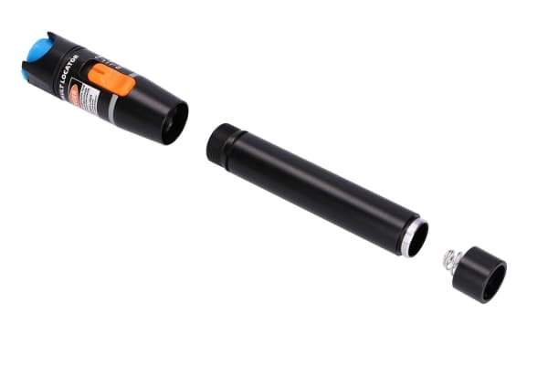 Extralink VFL FIBER CHECKER PEN/FAULT LOCATOR 5KM 1MW, Testsett for optisk tap (OLTS), FC, SC, ST, 5000 m, Sort, Rød
