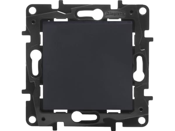 Legrand Niloe Step -ristikkokytkin 863507 musta