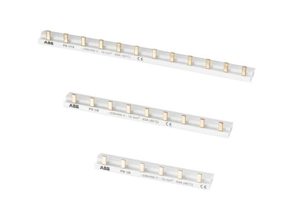 ABB PS1/9, Grå, 690 V, Gaffelkobling, 10 mm², 63 A, 2 cm
