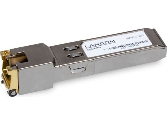LANCOM SFP-CO1 - SFP-sändar/mottagarmodul (mini-GBIC) - 1GbE - 1000Base-T - RJ-45 (paket om 10)