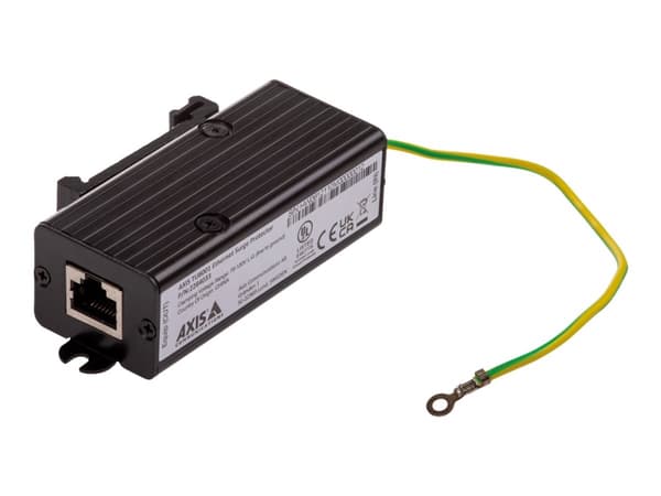 AXIS TU8001 - PoE-strømstødsbeskytter (monterbar på DIN rail) - lajittelu - AXIS M3077, M4308, P3818, Q1951, Q1952, Q3819, Q6075, Q6100, Q6315; P37 s