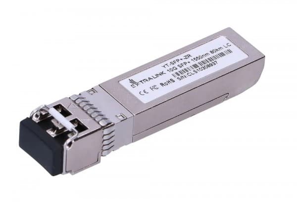 Extralink - SFP+ transceivermodul - 10GbE, 10Gb Fibre Channel, 8 Gb-fiberkanal - 10GBase-ZR - LC/UPC-enkeltmodus - opp til 80 km - 1550 nm