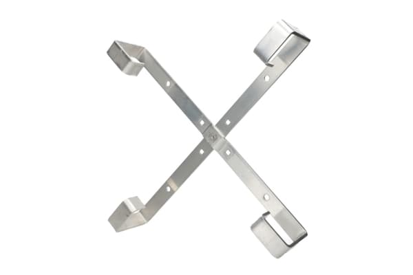Extralink EX.6396, Kabelhållare, Skrivbord/vägg, Gjuten aluminium, Gjuten aluminium