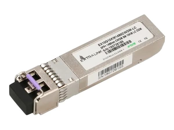 Extralink - SFP+ transceivermodul - CWDM - LC-enkeltmodus - opp til 10 km - 1490 nm