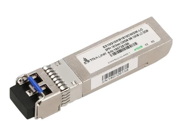 Extralink EX.13674, Valokuitu, 10000 Mbit/s, SFP+, 10000 m, 1510 nm, Yritys