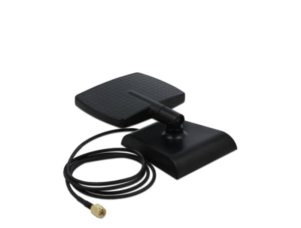 Delock - Antenne - plate - Wi-Fi - 4 dBi (for 2,5 GHz), 6 dBi (for 5,7 GHz) - direksjonal - magnetmonterbar