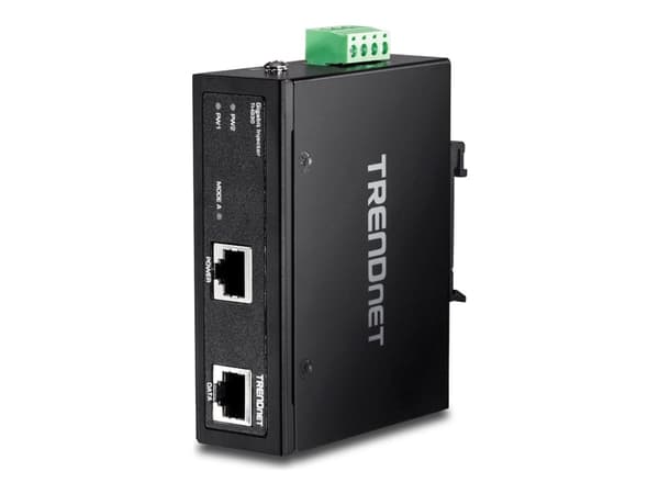 TRENDnet TI-IG30 - Strøminjektor (DIN-skinnemonterbar) - 30 watt - utgangskontakter: 1 - TAA-samsvar