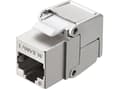 Miniatyrbild 3 av 3: Lanview - Modulär insättning - Cat 6, shielded, flip - CAT 6 - RJ-45 - silver