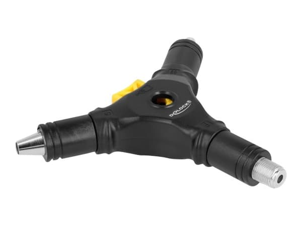 Delock 4 in 1 - Cable connector installation tool - svart