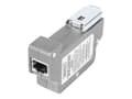 Miniatyrbilde 3 av 5: DIGITUS DN-95421 - PoE-overspenningsvern (DIN-skinnemonterbar) - utgangskontakter: 1 - grå