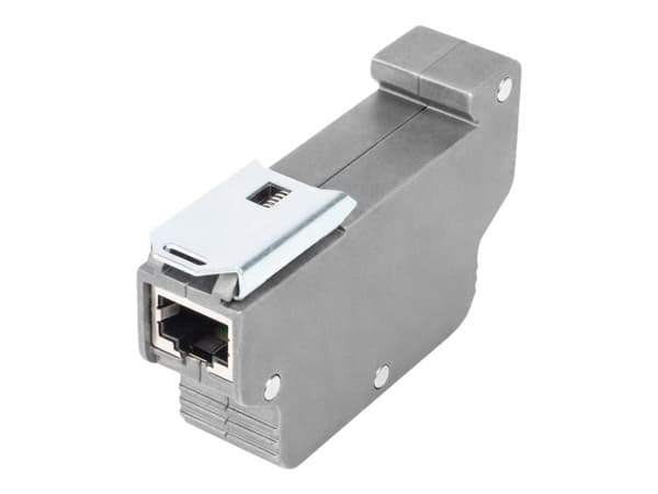 DIGITUS DN-95421 - PoE-overspenningsvern (DIN-skinnemonterbar) - utgangskontakter: 1 - grå