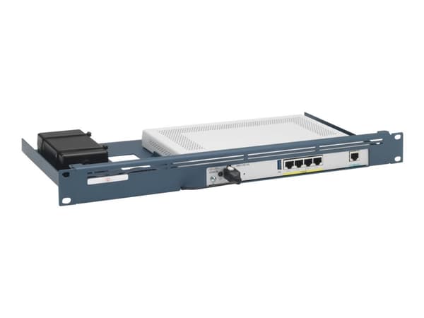 Rackmount.IT CISRACK RM-CI-T11 - Monteringssett for nettverksenhet - rackmonterbar - metallic blå - 1U - 19" - for Cisco Integrated Services Router 1