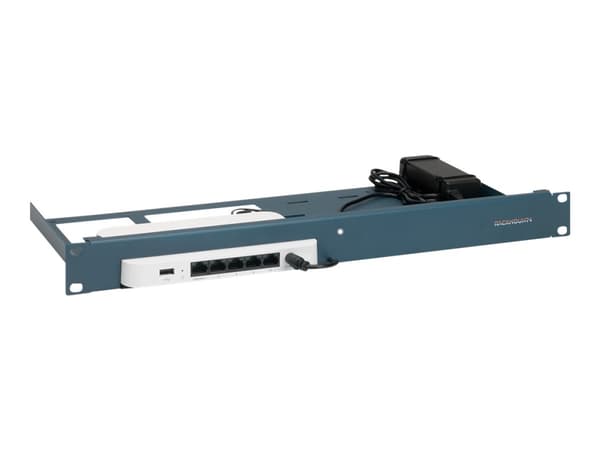Rackmount.IT CISRACK RM-CI-T12 - Monteringssett for nettverksenhet - rackmonterbar - metallic blå - 1U - 19" - for Cisco Meraki Go GX20