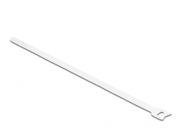Delock - Kabelfestebånd - 30 cm - hvit (en pakke 10)