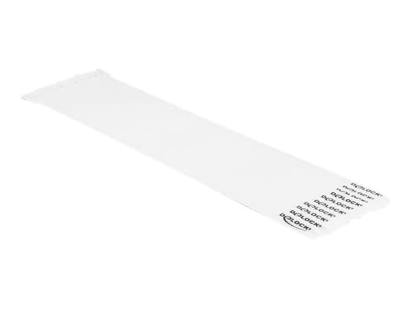 Delock - Kabelfestebånd - 30 cm - hvit (en pakke 10)